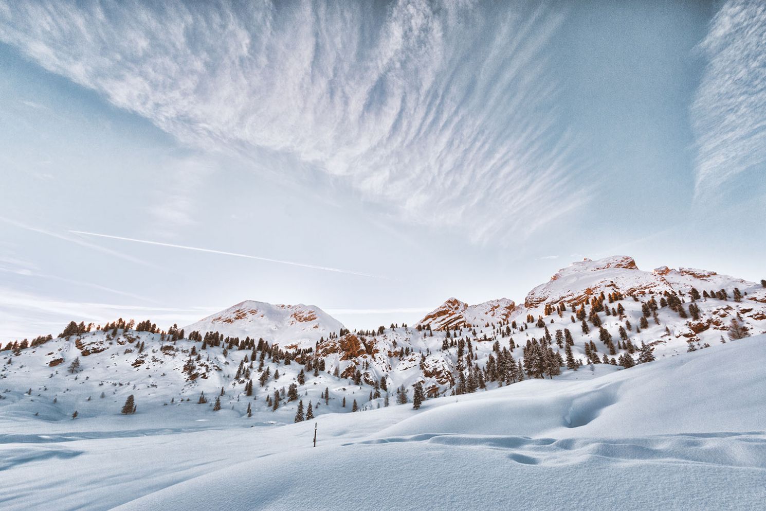 Pulverschnee und eine eindrucksvolle Bergkulisse - das ist der Winter in den Lungauer Bergen
